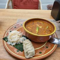  at La Bruja Vegan Foods in Antigua