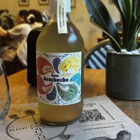 Ginger cardamom kombucha  at La Bruja Vegan Foods in Antigua