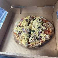   at La Bruja Vegan Foods in Antigua