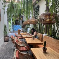   at La Bruja Vegan Foods in Antigua