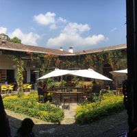 Beautiful calm surroundings!  at La Bruja Vegan Foods in Antigua