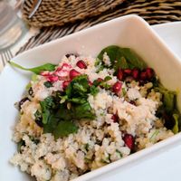 Cauliflower rice at Une Cuillère Pour Maman in Bergerac