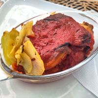 Moussaka at Une Cuillère Pour Maman in Bergerac