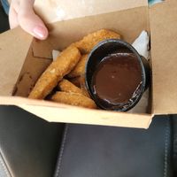 Bbq chicken strips at Santana's Vegan Grill in Colorado Springs