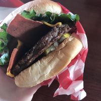 Bacon cheeseburger  at Santana's Vegan Grill in Colorado Springs