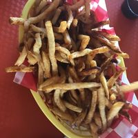 Seasoned fries  at Santana's Vegan Grill in Colorado Springs