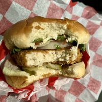 Chicken deluxe  at Santana's Vegan Grill in Colorado Springs