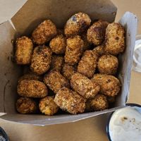 Seasoned Tater Tots at Santana's Vegan Grill in Colorado Springs