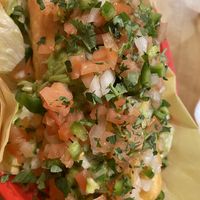 Steak Chimichanga   at Santana's Vegan Grill in Colorado Springs