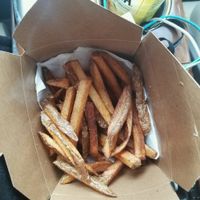 Fries at Santana's Vegan Grill in Colorado Springs