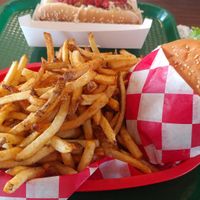 Seasoned Fries at Santana's Vegan Grill in Colorado Springs