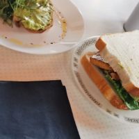 Avocado toast and Tofu BLT at Thieving Harry's in Hull