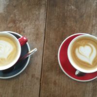 Cute coffees at Thieving Harry's in Hull