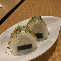 Onigiri 🍙 special with Japanese style sweet tofu - so yummy!   at Koto Grill & Sushi in Salem