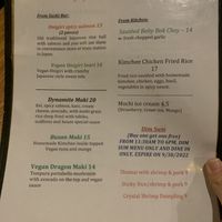 Weekly special 10/9/22  at Koto Grill & Sushi in Salem