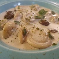 shishbarak with mashroom at Baladna in Jish