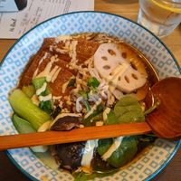 Vegan ramen at Umaii Ramenbar in Leipzig