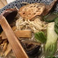 vegan mock chicken  at Umaii Ramenbar in Leipzig