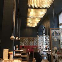 Beautiful interior at Umaii Ramenbar in Leipzig