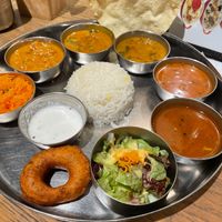 Vegan version of VEG Meal Set at Erick South Indian Restaurant in Nagoya