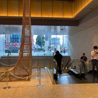 Go down these escalators and make a left. Then you will see Erick’s on the left.  at Erick South Indian Restaurant in Nagoya