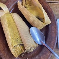 Tamale  at Mercado Organico La Cosecha in Oaxaca