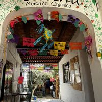Entrance  at Mercado Organico La Cosecha in Oaxaca
