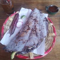 Chila oaxaqueña at Mercado Organico La Cosecha in Oaxaca