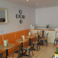 Very cosy interior at Coffee & Carrot in Eastbourne