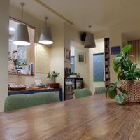 Inside dining at Ecotopia in Busan