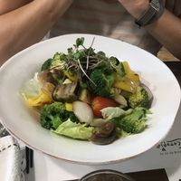 Organic salad  at Ecotopia in Busan