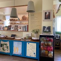 Inside decor and radish fridge. 😋 at Ecotopia in Busan