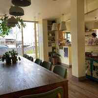 Front door and counter. at Ecotopia in Busan