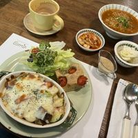 My vegetarian meal    at Ecotopia in Busan