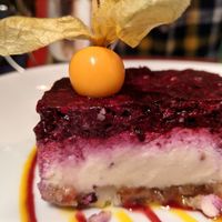 Part of the cheezecake. at Floripa in Barcelona