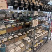 Some of the bulk food range at Nutter's in Jasper