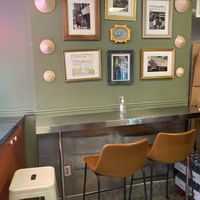 minimal inside seating at Saigon Vietnamese Sandwich Deli in New York City