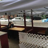 During pandemic, outside seating is actually quite nice.
 at Xi'an Famous Foods - Upper East Side in New York City