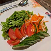 veggie salad. fresh veggies. at Bar Cafe Restaurante Giroud J&J in Trinidad