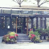 Entrance from car park at The Salad Concept - Nimman Branch in Chiang Mai