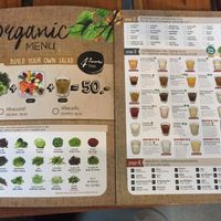 Custom salad menu at The Salad Concept - Nimman Branch in Chiang Mai