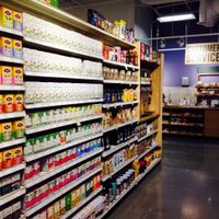 Tea and coffee at MOM's Organic Market in Washington