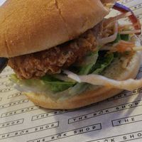 The Classic vegan fried chicken burger at The Bok Shop in Brighton