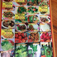 Menu side B at Waengbun Lampang in Lampang