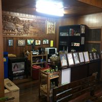 Inside restaurant A at Waengbun Lampang in Lampang