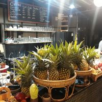 Coffee and smoothie bar at Waengbun Lampang in Lampang