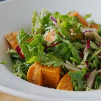 Salad at Akva in Edinburgh