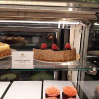 Raw vegan sugar free apple and walnut cake at Celicioso Barquillo in Madrid