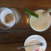 Fresh juice and coffee at Green-Go Garden in Siem Reap