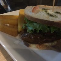 Jackfruit philly cheese steak  at Green-Go Garden in Siem Reap